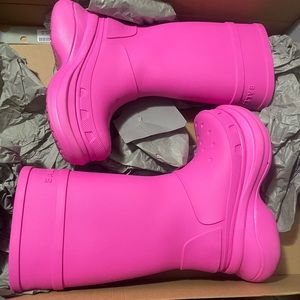Balenciaga croc boots